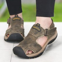 슈패리 스포츠 가죽 샌들 빅사이즈 트레킹 샌들 S19A11