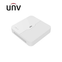 UNV 8MP 해상도 IP카메라 호환 4CH NVR 본체 POE CCTV녹화기 NVR501-04B-LP4 스마트폰 어플