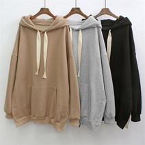 빅사이즈사랑해요 G215L210 기모옆트임후드티셔츠 EM