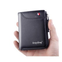 남성지갑 브랜드 럭셔리 빈티지 가죽 지갑 남성용 짧은 슬림 머니 클립 신용 카드 홀더