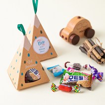 미니 간식 트리 포장 메시지 라벨 무료 유치원 생일 답례품 학교 교회 단체 선물, 1개, 1IAV_미니 간식 트리