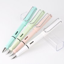버터필감 마카롱 만년필 저가 입문 선물, OPP 비닐 케이스, 블루, EF