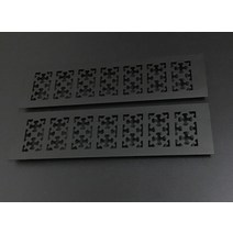 후드기름받이 송풍기 고기집후드스노우 플라워 그리드 사각형 골드 실버 블랙 알루미늄 에어 벤트 그릴 커