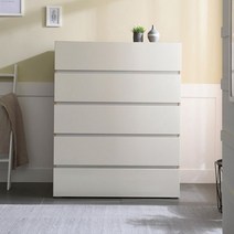 [천삼백케이] [유에프오] 퍼니브라운 로이 5단 서랍장 1000, 네츄럴