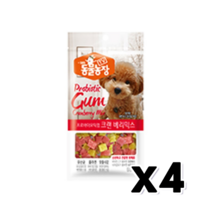 동물농장 프로바이오틱스껌 크랜베리믹스 강아지간식 60g x 4개, 단품, 80g