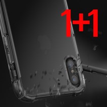 프로텍트보이 1+1 전기종 크리스탈 투명 범퍼케이스 휴대폰 케이스