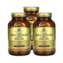 Solgar 솔가 시트러스 바이오플라보노이드 컴플렉스 1000mg 100정 3병, 100 개