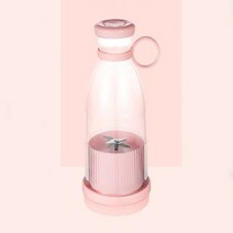 소형믹서기 가정용 믹서기 미니 핸드 블랜더 휴대용 전기 블렌더 미니 과일 믹서 과일 추출기 음식 밀크 쉐이크 다기능 주스 메이커 기계, 분홍