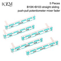 오리지널 B10KX2 베링거 포트 믹서 페이더 75 MM 더블 B10K 5 개