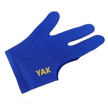 야크 당구장갑(왼손용) 파랑색 10개 오른손착용 / 큐대 당구장장갑 당구장세손장갑