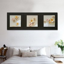 9022 수란 판화 부조액자 3p.나린아토