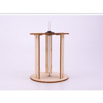 자기부상 지구본 무드등 자기부상열차 키트 화분어린이 DIY 수제 영구 펜 자기 부상 세트 나무 물리학 실험 어린이를위한 교육 완구 STEM 완구, 1개