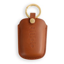 보도니 이태리 가죽 스마트 차 키케이스 그랜저TG 아반떼 i30 베라크루즈 제네시스 모하비 오피러스 K5 K7 쏘울 쏘렌토 포르테 키케이스 HKA4, 탄