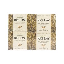 파란물산_[국내산] 라이온 라이스데이 비누 윤 100g 4개입 쌀겨 오일, 1, 본상품선택