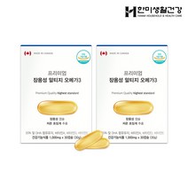 한미생활건강 초임계 장용성 알티지 rTG 오메가3 혈액순환제 1 000mg 30캡슐, 02. 장용성 알티지 오메가3 2박스