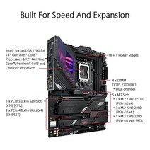 ASUS ROG Strix Z790-E 게이밍 WiFi 6E LGA 1700(Intel 12 &13세대) ATX 마더보드(PCIe 5.0 DDR5 18+1 파워 스테이지 2.5 G