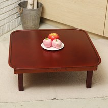 단청공예 포니브 69x69 접이식 교자상 (착불), 엔틱