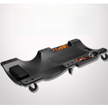 자동차 차량 정비 깔판 작업침대 등받이 하부 수리, 40인치자동차수리판-레드+LED라이트