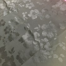 원단 원피스 겉감 레이온 텐셀 린넨 여성복 겉감 꽃, 4 # 블랙, 하나
