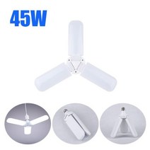 실링팬 타프팬 천장선풍기 대형팬 실링팬 효과Led 천장 팬 램프 30W 45W 60W 가정용 실내 주방 장식 잎 글, 02 45W 3 Fans_01 1 PCS