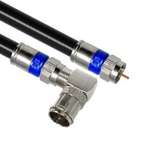 마하링크 국산 고급형 RF 5C 꺾임 동축 케이블 TV 안테나 케이블 블랙 10M MLZ-RL100, 단품