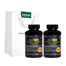 [온푸드] 리얼 rTG 알티지 엔초비 오메가3+비타민D + 쇼핑백 증정, 2병 12개월분
