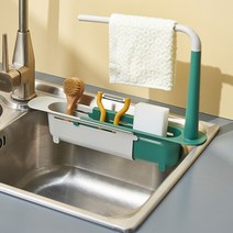 수세미랙 싱크대행주걸이 씽크대수세미걸이 거치대, 그린, 1개