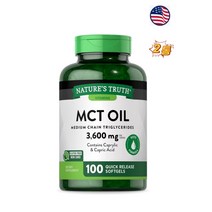 MCT 오일 100 소프트젤 C8 C10 함유 2통