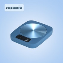 머그 워머 컵 워머기 인덕션 보온 히터 커피 220V 우유 차 물 가열 패드 온열 머그컵, CN, 블루-EU 플러그