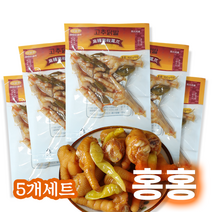 홍홍 중국식품 중국닭발, 100g, 5개