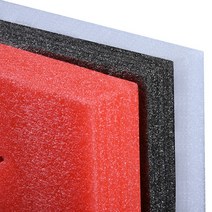 스티로폼 포장재 고밀도 압축스폰지 폼보드 발포 EPE, 5mm (50cm x 50cm 블랙)