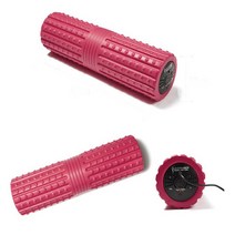 한일의료기 폼롤러 진동폼롤러 진동마시지 진동안마 스트레칭, 핑크