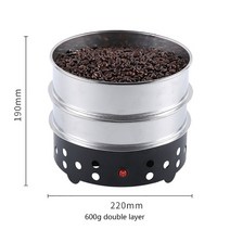 커피 로스팅 볶는 기계 AY698 전기 커피콩 쿨러 220V 45W 가정용 로스터 600g 350g 냉각 라디에이터 필터, [02] 미국, [01] 600g 220V