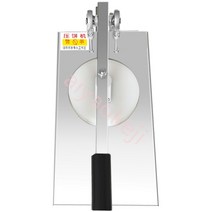 피자기계 피자오븐 스테인레스 스틸 수동 피자 반죽 프레스 기계 밀가루 스낵 바 장비, 06 18CM