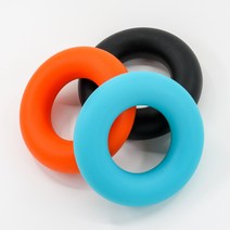 지니하니 휴대용 실리콘 악력기, 고급형, 오렌지, 1개