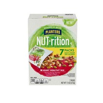 Planters NUT-rition Mix 플랜터스 뉴트리션 믹스(땅콩 아몬드 피스타치오 피칸 호두 씨솔트) 17g 7팩