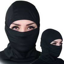 IBAY 4계절 바라클라바 자전거 오토바이 스키 보드 마스크, 검정색