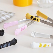캐치캣 고양이 냥이 주방집게 3size, 캐치캣 주방집게(소-옐로우)
