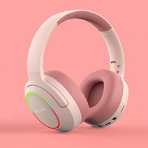 헤드셋 스테레오 이어폰 무선 게임 블루투스 헤드폰 5.0 hifi 사운드 외부 마이크 led 라이트 dj 이어피스 음악 플레이어, 하얀