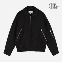 크리스크리스티 남성용 트러커 블루종 숏 점퍼