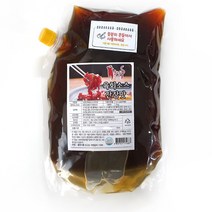 대박마켓 업소용 육회소스 (간장맛) 2kg 소문난 육회소스 육회양념 대용량