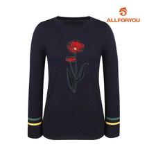 [올포유] 여성 원포인트 라운드 니트 AWSRI7253-915_G
