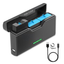 퓨어클리어 고프로 히어로11 10 9 앤듀로 배터리 전용 3구 충전기 SW-901, 퓨어클리어 SW-901