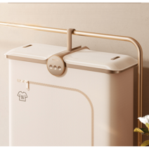 미니 의류관리기 여행 접이식 건조 원룸 옷장, 아이보리