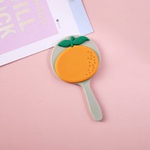 미용실경대 귀여운 미니 핸드 헬드 화장품 거울 드레싱 살롱 이발사 미용 헤어 미용사 만화 장식 거울 핸들, 3.B