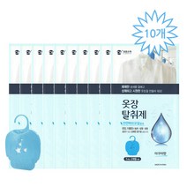 크린스타 옷장탈취제 아쿠아향 1매입×10개, 10개, 4g