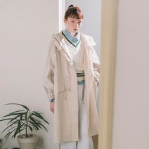 [정품인증] 235824 우먼 피쉬테일 코트 베이지