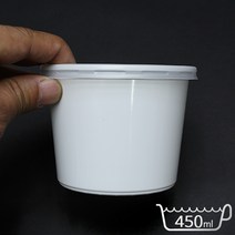 JW 104국특대 원형용기 국포장 반찬용기 일회용 배달용기 100개 소량판매, 1봉