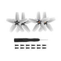DJI Avata 프로펠러용 미니 드론 프로펠러 경량 컬러 액세서리 다채로운 블레이드, [06] Grey 2 Pairs