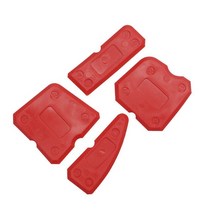 저렴한 4/9Pcs 창문 실리콘 실란트 스프레더 주걱 마무리 코킹 도구 시멘트 제거 삽 그라우팅 세트, 02 A-red